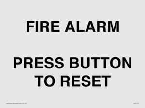 IV7113: FIRE ALARM PRESS BUTTON TO RESET
