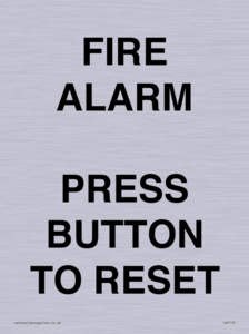 IV7113: FIRE ALARM PRESS BUTTON TO RESET
