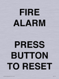 IV7113: FIRE ALARM PRESS BUTTON TO RESET