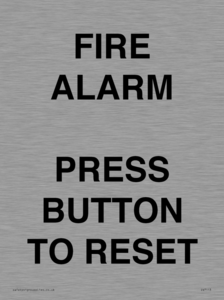 IV7113: FIRE ALARM PRESS BUTTON TO RESET