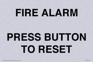 IV7113: FIRE ALARM PRESS BUTTON TO RESET