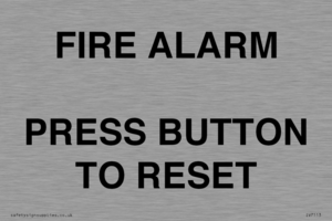 IV7113: FIRE ALARM PRESS BUTTON TO RESET