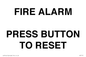 IV7113: FIRE ALARM PRESS BUTTON TO RESET