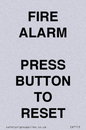 IV7113: FIRE ALARM PRESS BUTTON TO RESET