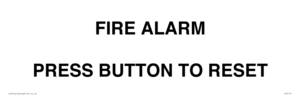 IV7113: FIRE ALARM PRESS BUTTON TO RESET