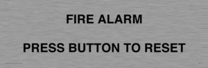 IV7113: FIRE ALARM PRESS BUTTON TO RESET