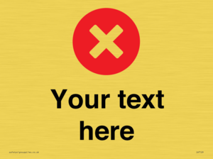 IV7129: Custom plain background, red circle with a cross