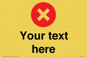 IV7129: Custom plain background, red circle with a cross