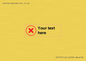 IV7131: Custom plain background, red cross in a circle sign