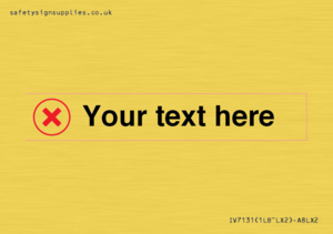 IV7131: Custom plain background, red cross in a circle sign