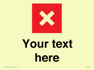 IV7132: Custom plain background, red square with cross