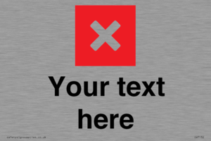 IV7132: Custom plain background, red square with cross