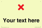 IV7133: Custom plain background, red cross sign