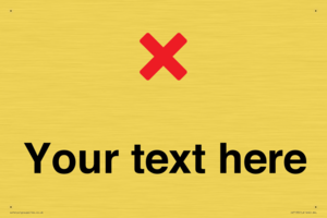IV7133: Custom plain background, red cross sign