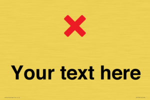 IV7133: Custom plain background, red cross sign