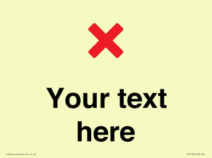 IV7133: Custom plain background, red cross sign