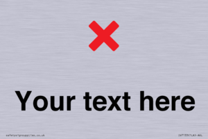 IV7133: Custom plain background, red cross sign