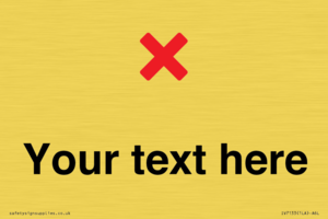 IV7133: Custom plain background, red cross sign