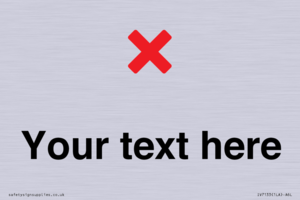 IV7133: Custom plain background, red cross sign