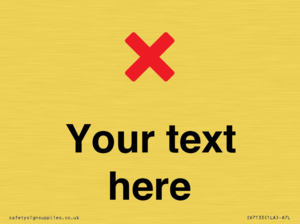 IV7133: Custom plain background, red cross sign