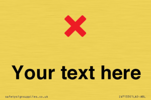 IV7133: Custom plain background, red cross sign