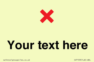 IV7133: Custom plain background, red cross sign