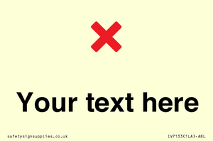 IV7133: Custom plain background, red cross sign