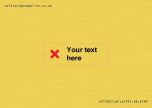 IV7133: Custom plain background, red cross sign