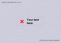 IV7133: Custom plain background, red cross sign