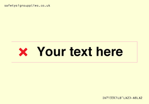 IV7133: Custom plain background, red cross sign