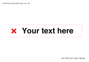 IV7133: Custom plain background, red cross sign