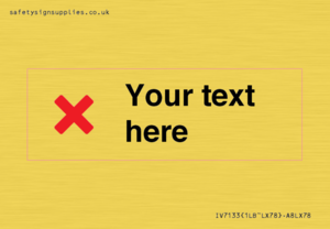 IV7133: Custom plain background, red cross sign