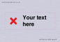 IV7133: Custom plain background, red cross sign