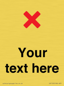 IV7133: Custom plain background, red cross sign