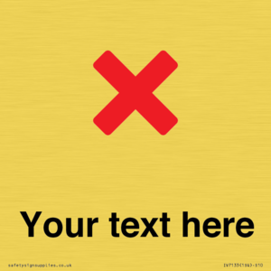 IV7133: Custom plain background, red cross sign