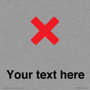 IV7133: Custom plain background, red cross sign