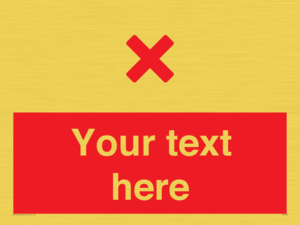 IV7134: Custom red background, red cross sign
