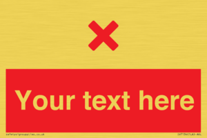 IV7134: Custom red background, red cross sign