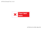 IV7134: Custom red background, red cross sign