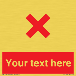 IV7134: Custom red background, red cross sign