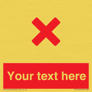 IV7134: Custom red background, red cross sign