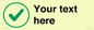 IV7138: Custom plain background, green tick in circle sign