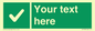 IV7139: Custom green background, green square with tick sign