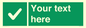 IV7139: Custom green background, green square with tick sign