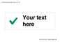 IV7142: Custom plain background, green tick sign