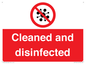 IV7154: Cleaned and disinfected