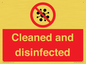 IV7154: Cleaned and disinfected