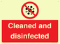 IV7154: Cleaned and disinfected