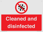 IV7154: Cleaned and disinfected