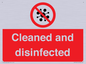 IV7154: Cleaned and disinfected